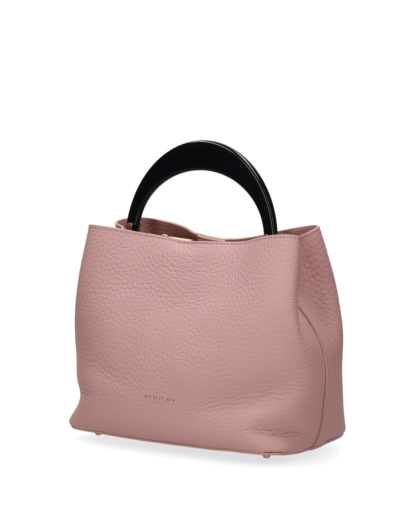 TOP HANDLE BAG IN PINK LEATHER