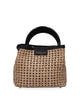 TOP HANDLE BAG IN STRAW NATURAL
