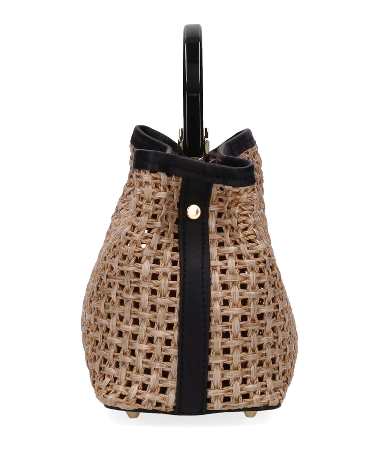 TOP HANDLE BAG IN STRAW NATURAL
