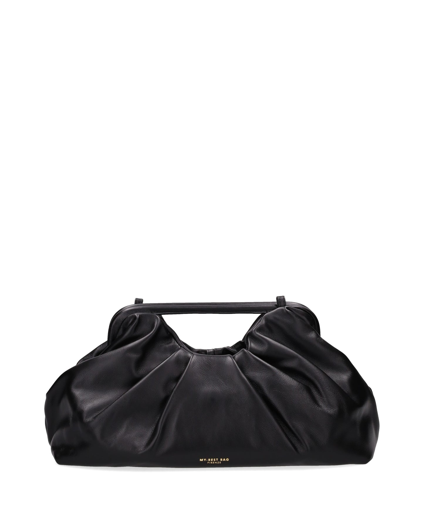 LEATHER CLUTCH IN BLACK