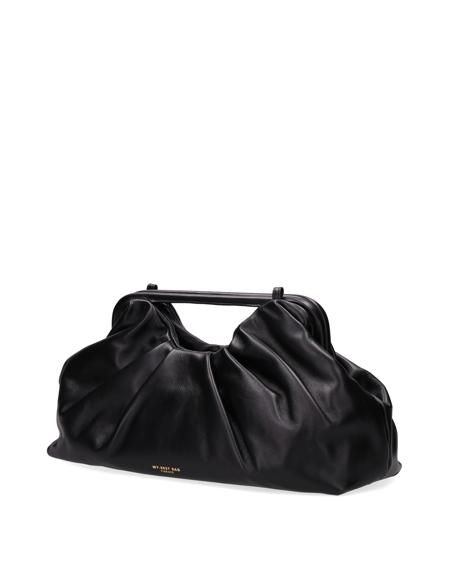 LEATHER CLUTCH IN BLACK