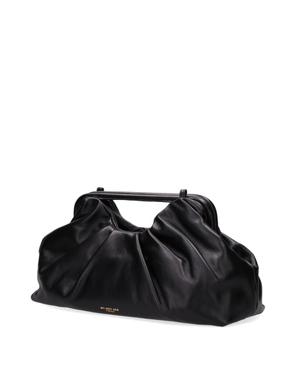 LEATHER CLUTCH IN BLACK