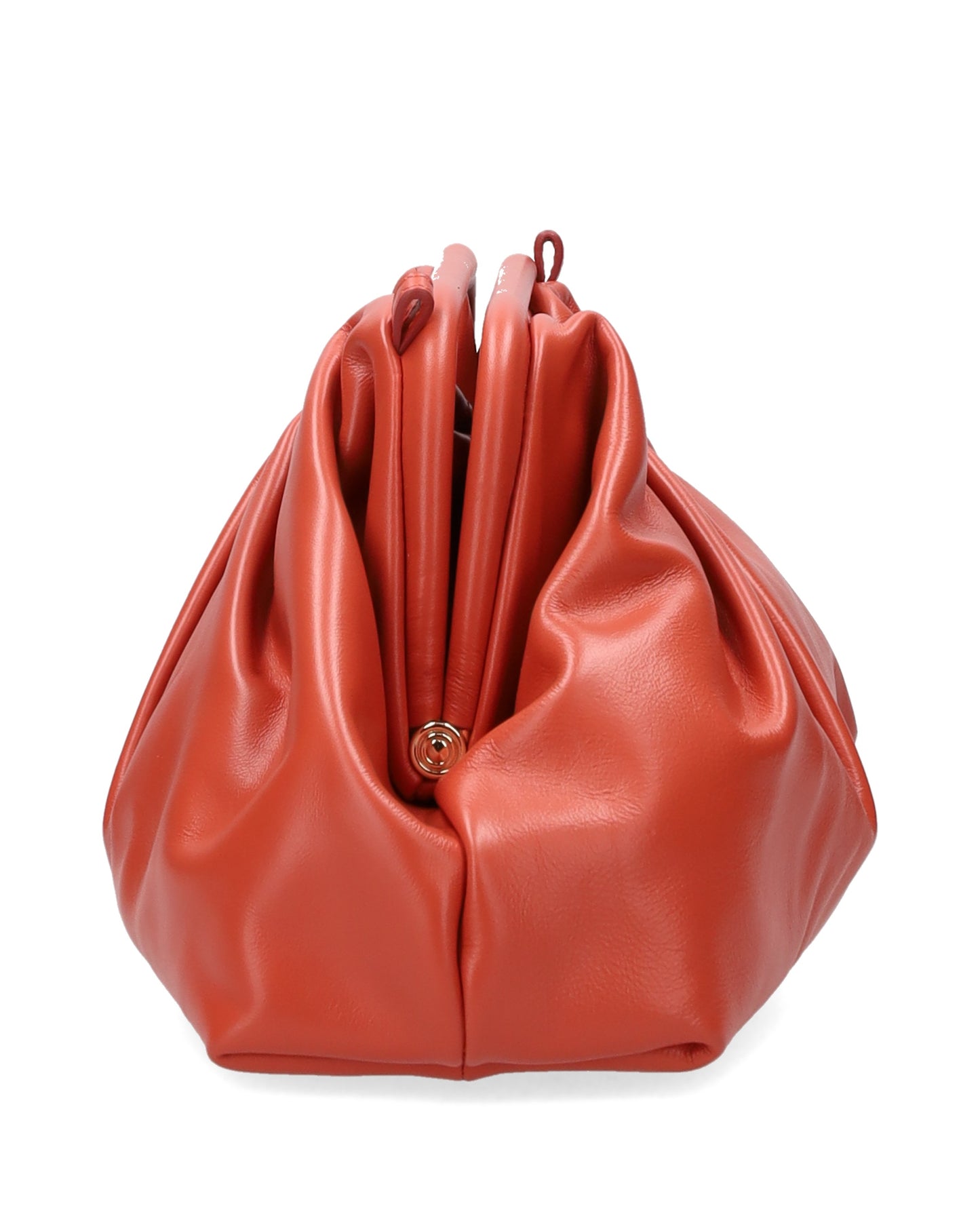 LEATHER CLUTCH IN RED