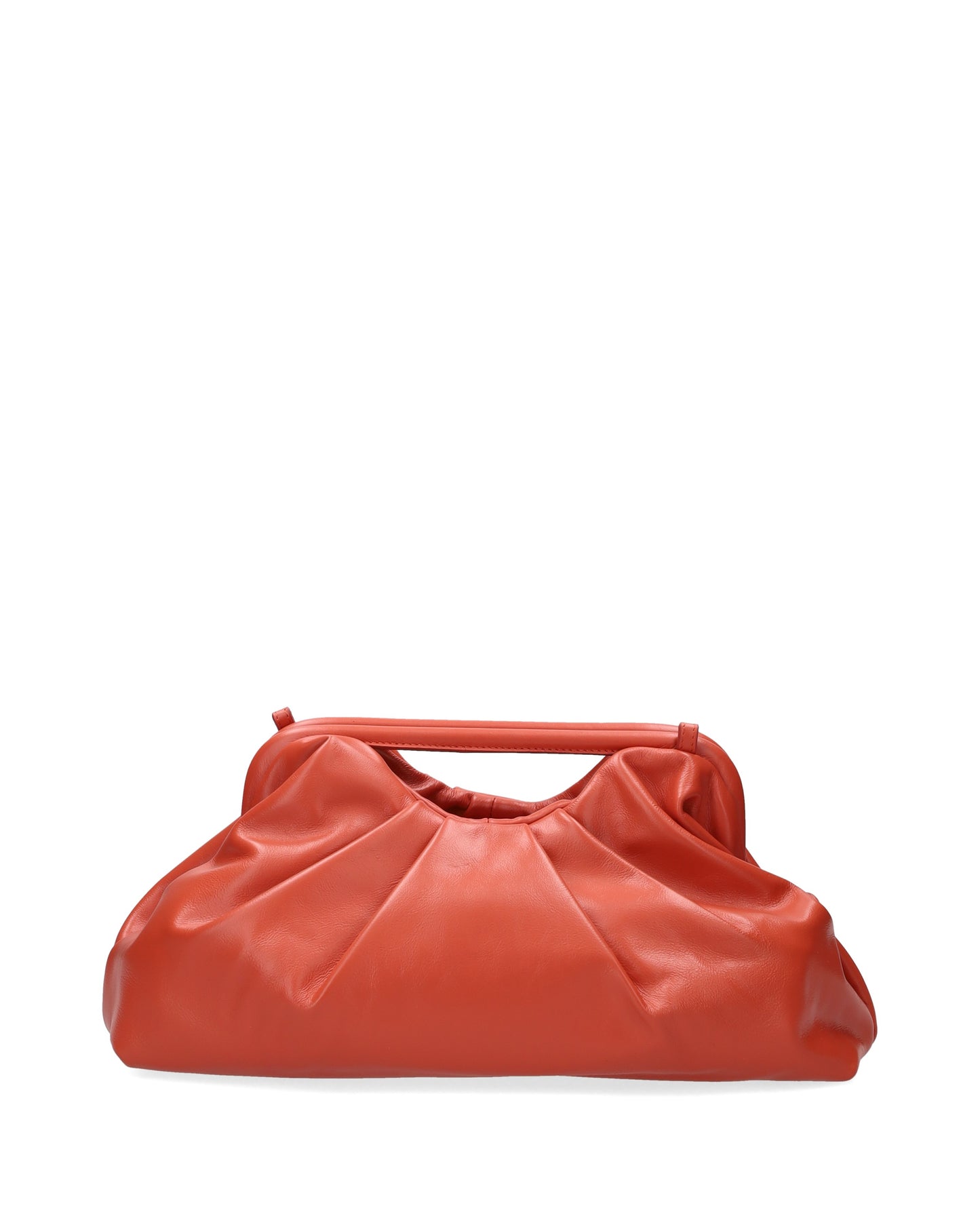 LEATHER CLUTCH IN RED