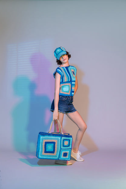 “AZUL” TOTE BAG- BIG
