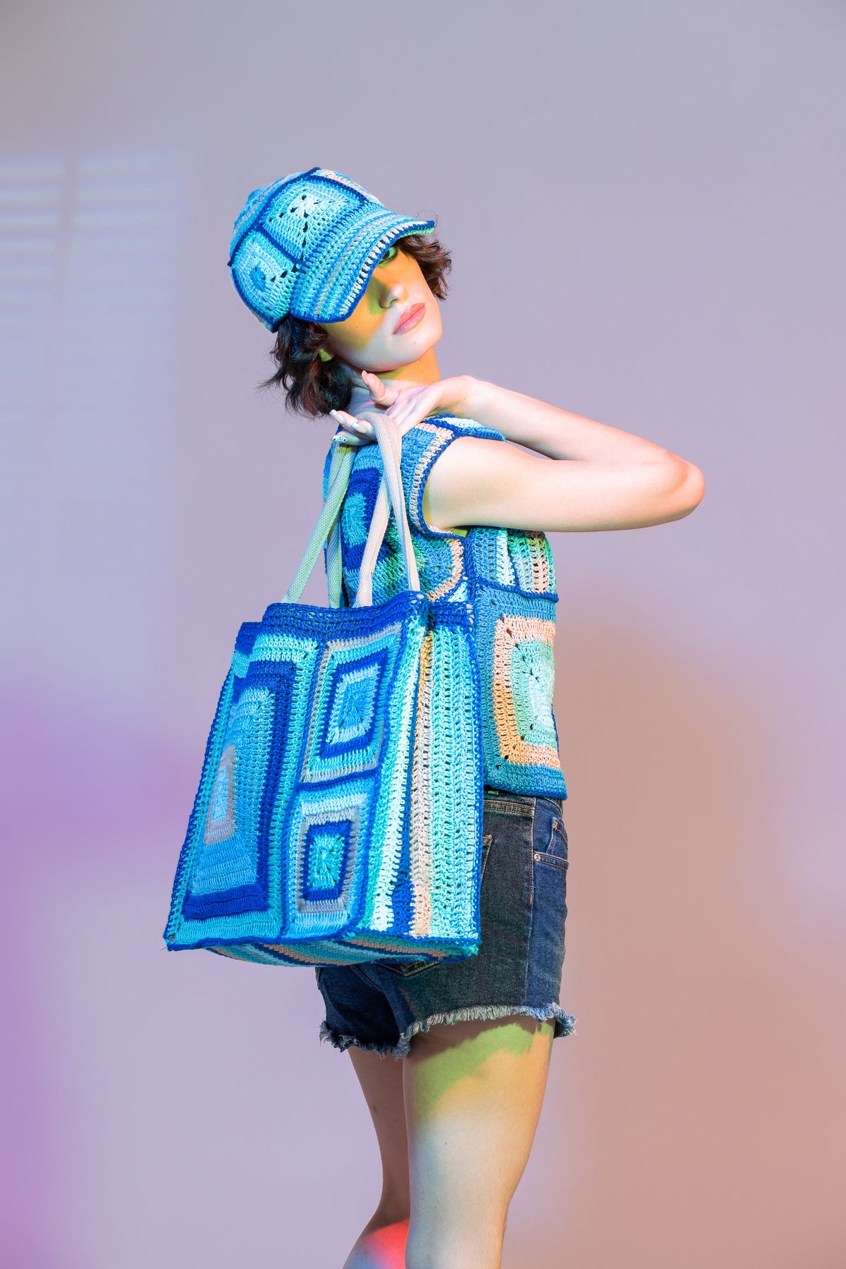 “AZUL” TOTE BAG- BIG