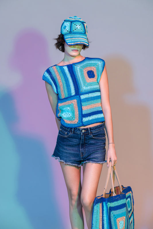 “AZUL” SQUARE TOP