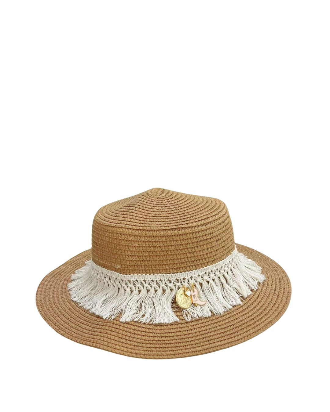 FRINGES HANDMADE STRAW HAT