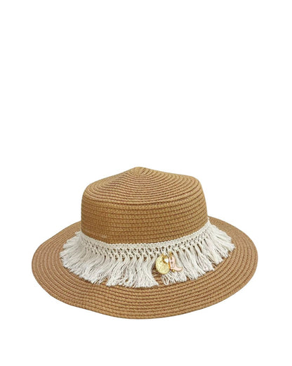 FRINGES HANDMADE STRAW HAT