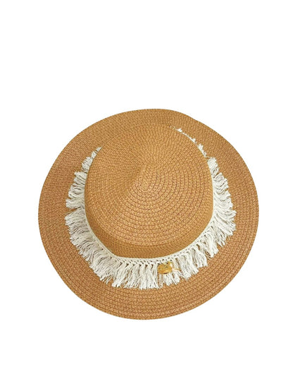 FRINGES HANDMADE STRAW HAT