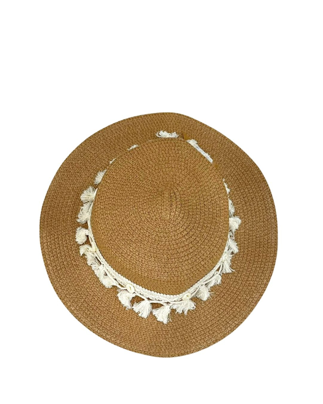 FRINGES HANDMADE STRAW HAT