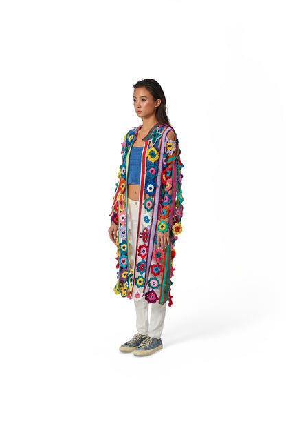 “ROSE” LONG CARDIGAN