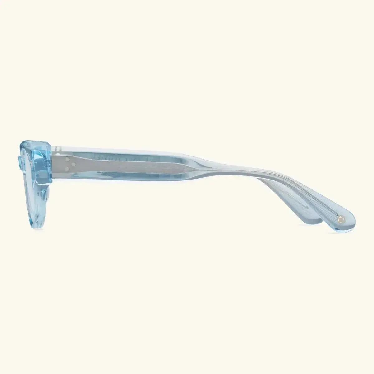 À Tout Jamais - BLUE CRYSTAL & PALLADIUM/BLUE-Rectangular Frame Sunglasses-LUNETTERIE GÉNÉRALE- Pointure.AE