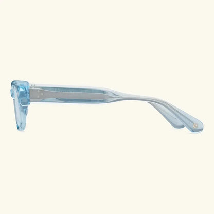 À Tout Jamais - BLUE CRYSTAL & PALLADIUM/BLUE-Rectangular Frame Sunglasses-LUNETTERIE GÉNÉRALE- Pointure.AE