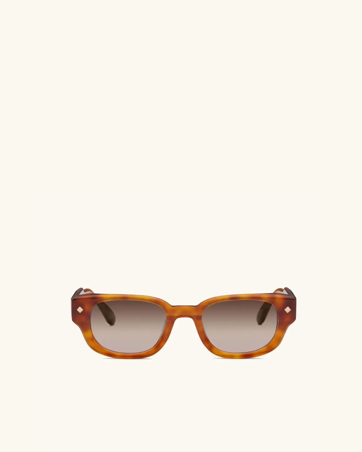 À Tout Jamais - LIGHT HAVANA & 18K GOLD/GRADIENT BROWN-Rectangular Frame Sunglasses-LUNETTERIE GÉNÉRALE- Pointure.AE