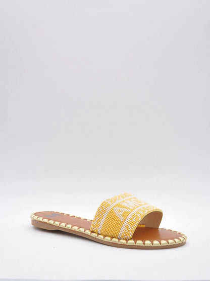 "AMORE" BEADED SLIPPER-Slippers-MAGA MILANO- Pointure.AE