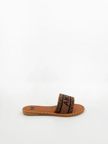 "AMORE" BEADED SLIPPER-Slippers-MAGA MILANO- Pointure.AE