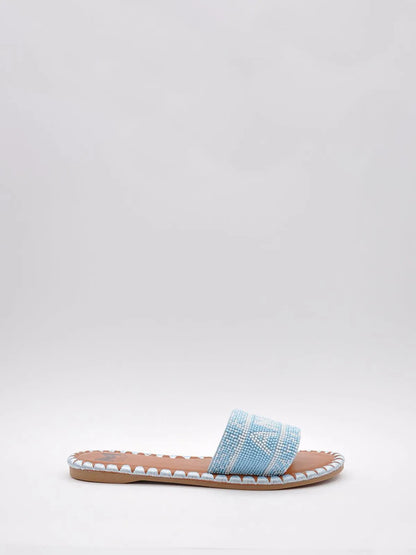 "AMORE" BEADED SLIPPER-Slippers-MAGA MILANO- Pointure.AE