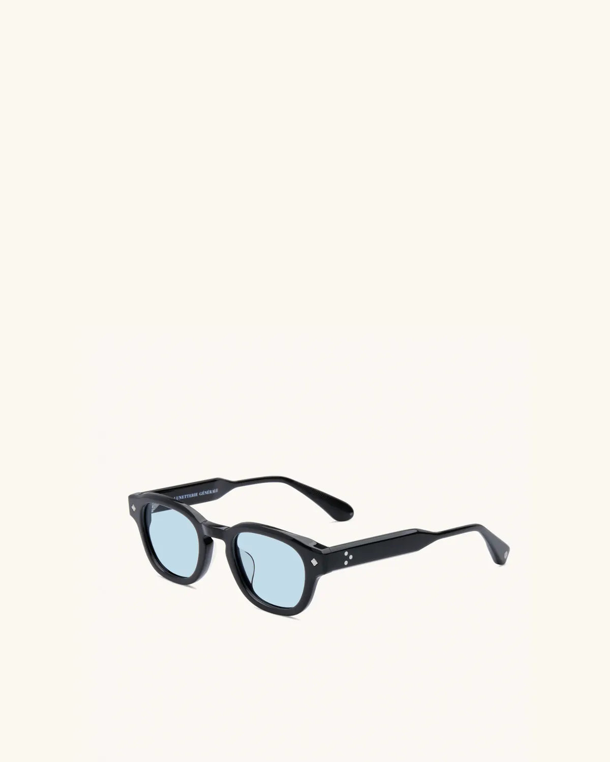 Apéro Au Soleil - BLACK & PALLADIUM/SOLID BLUE-D-Frame Sunglasses-LUNETTERIE GÉNÉRALE- Pointure.AE