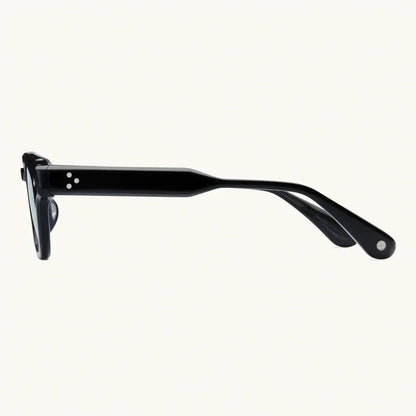 Apéro Au Soleil - BLACK & PALLADIUM/SOLID BLUE-D-Frame Sunglasses-LUNETTERIE GÉNÉRALE- Pointure.AE
