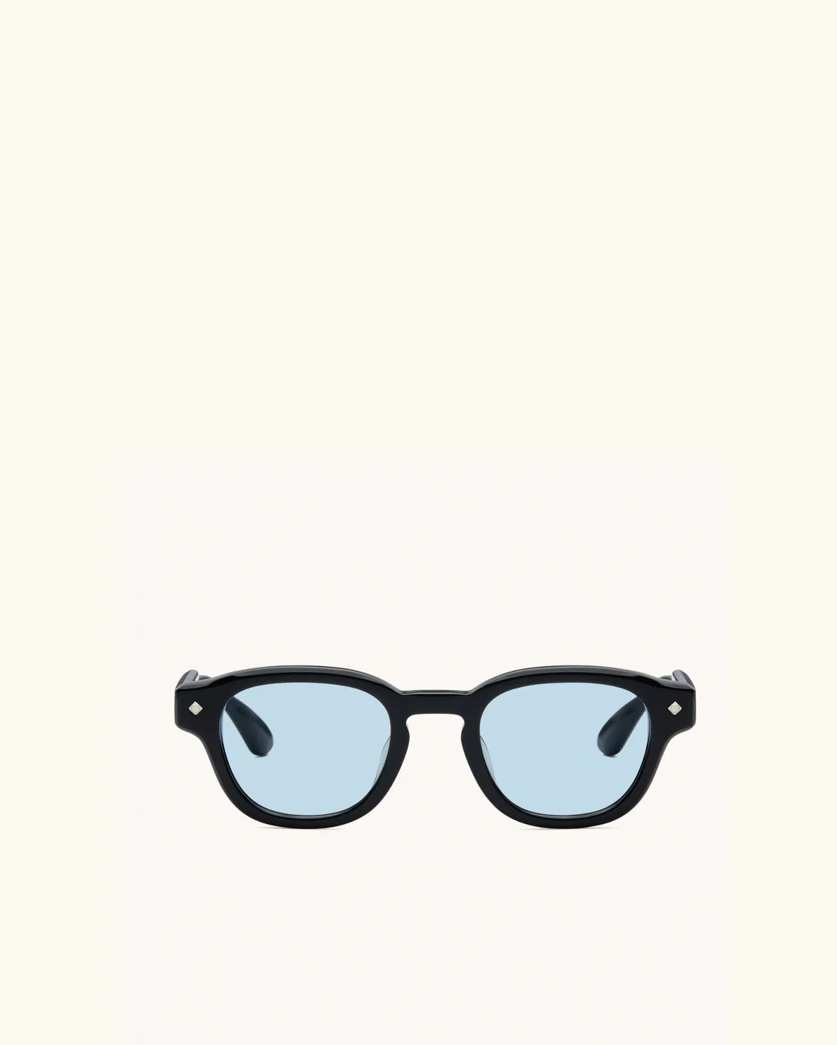 Apéro Au Soleil - BLACK & PALLADIUM/SOLID BLUE-D-Frame Sunglasses-LUNETTERIE GÉNÉRALE- Pointure.AE