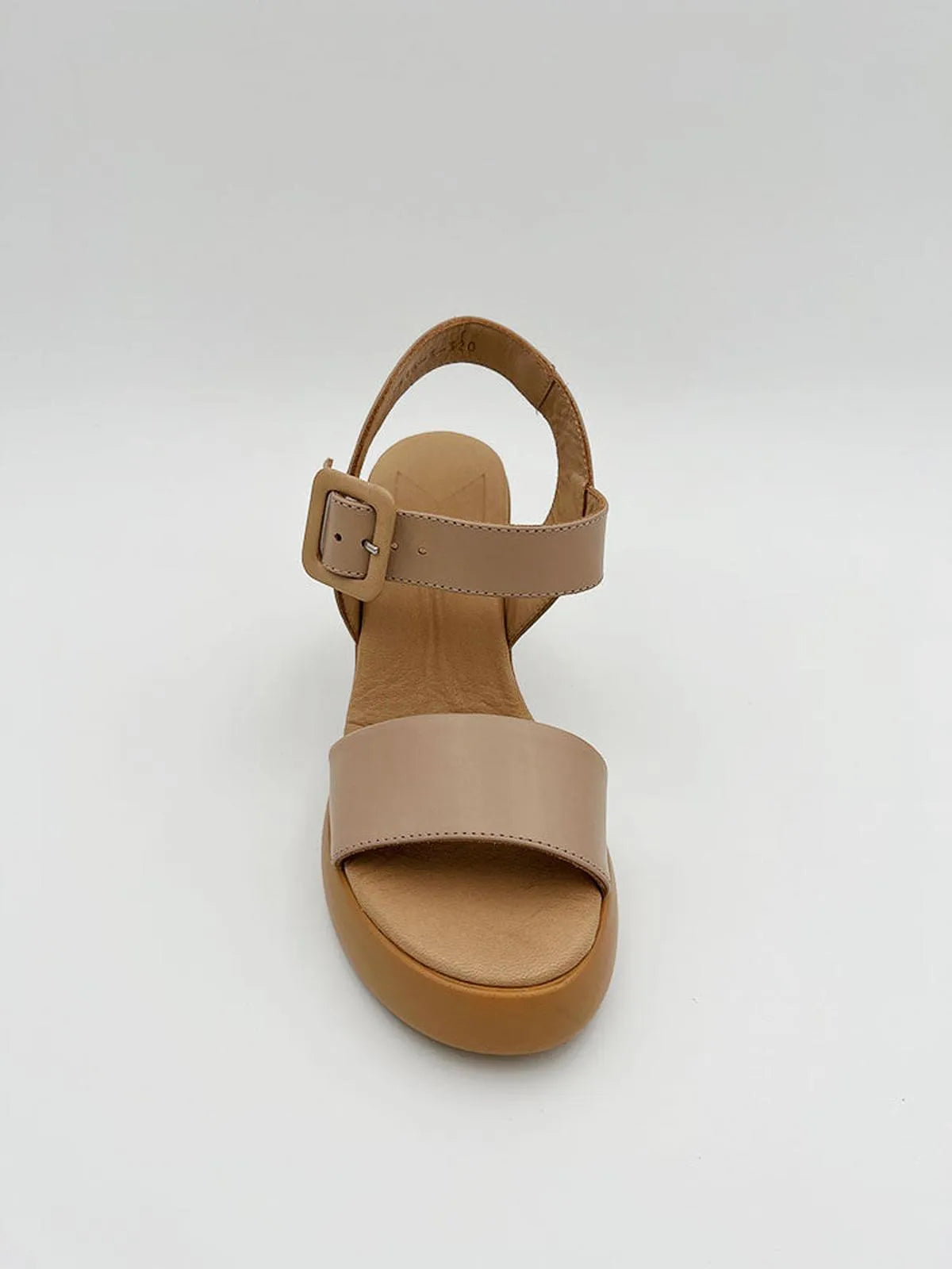 BEIGE WIDE SANDAL-Sandals-MAGA MILANO- Pointure.AE
