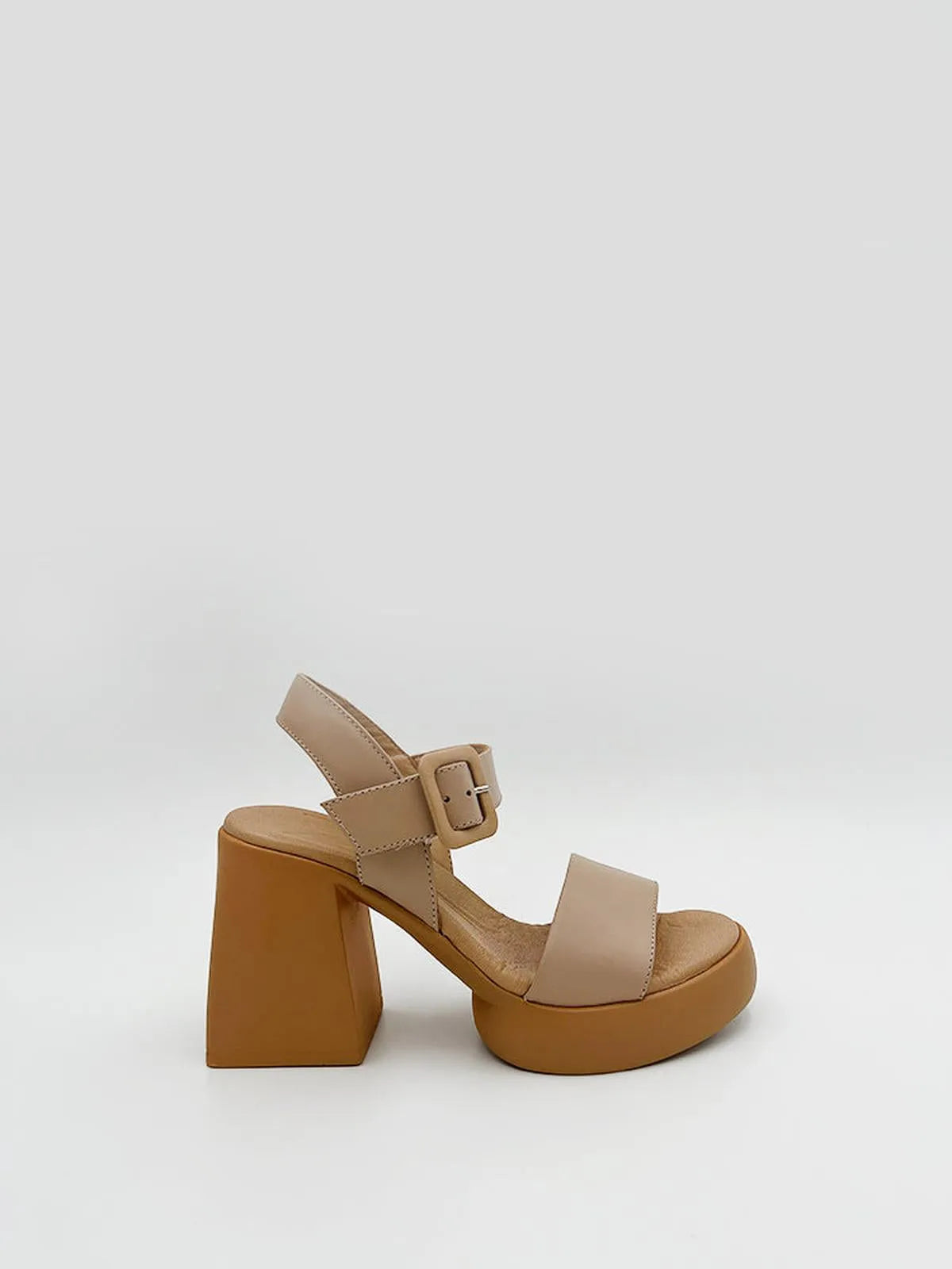 BEIGE WIDE SANDAL-Sandals-MAGA MILANO- Pointure.AE