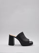 Black High Wide Heel – Mules by Maga Milano | MĀJÅ