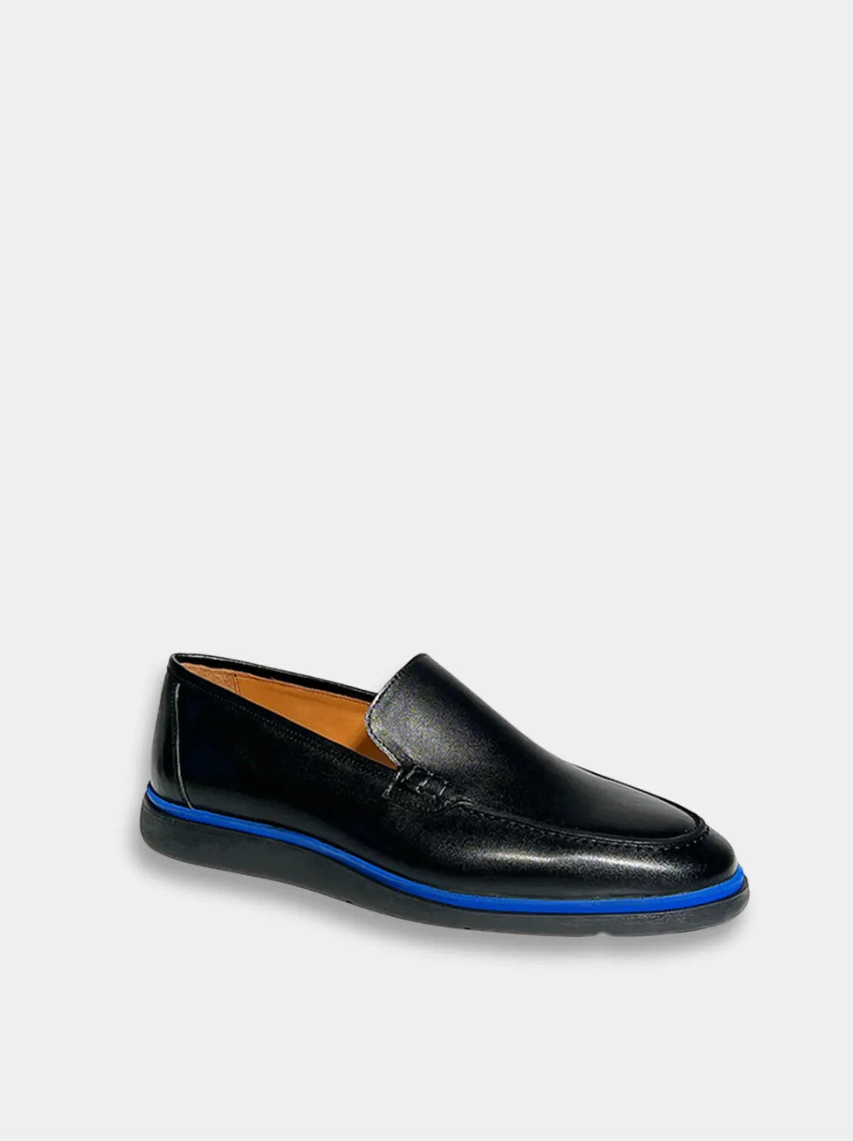 BLACK LOAFER IN LEATHER-Men Loafer-BELTRAMI OSVALDO-Pointure.AE