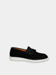 Black Suede Loafer with Tassels – Men Loafer by Beltrami Osvaldo | MĀJÅ
