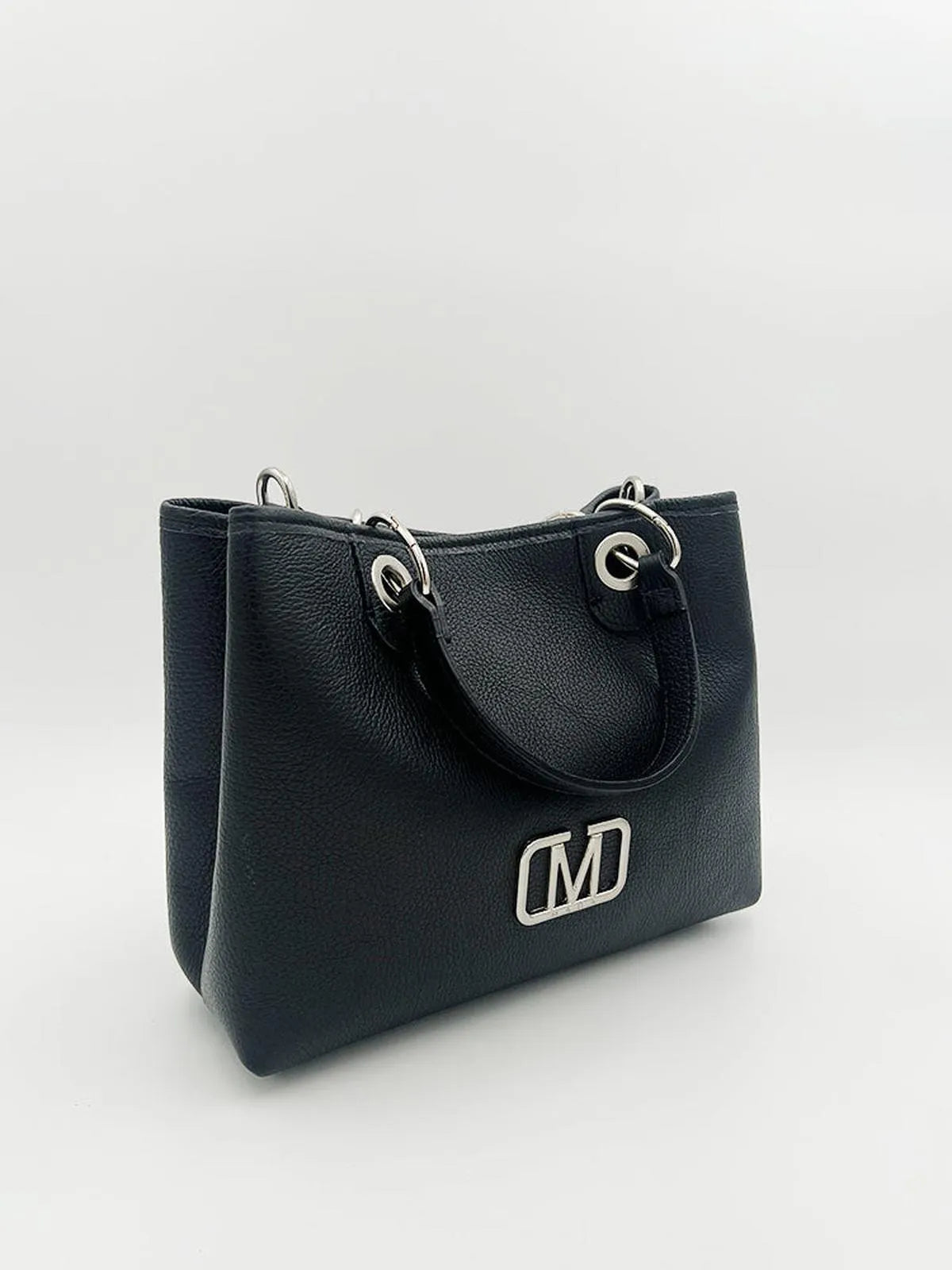 BLACK TOP-HANDLE BAG-Top Handle Bags-MAGA MILANO- Pointure.AE