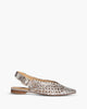 Braided Flat Sandal in Silver – Flats by Corina | MĀJÅ
