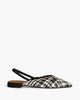 Braided Flats in Black and White – Flats by Corina | MĀJÅ