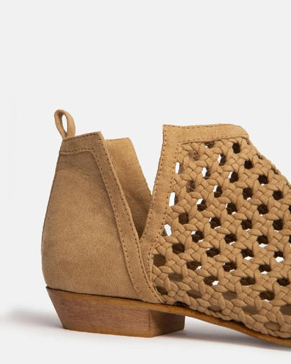 BRAIDED LOW-TOP BOOT-Texas boots-CORINA- Pointure.AE