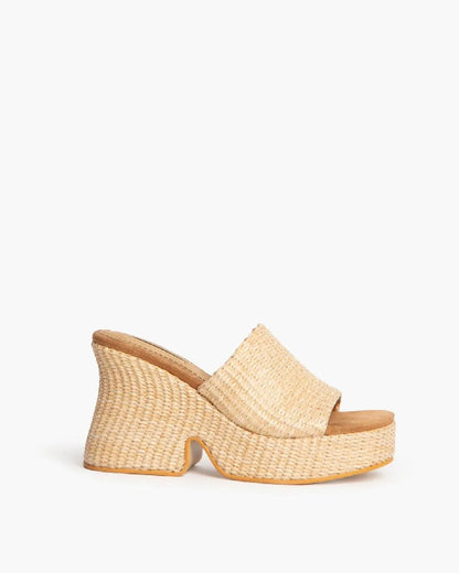 BRAIDED SANDAL IN BEIGE-Sandals-CORINA- Pointure.AE