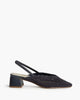 Braided Sling-back in Dark Blue – Sling Backs by Corina | MĀJÅ
