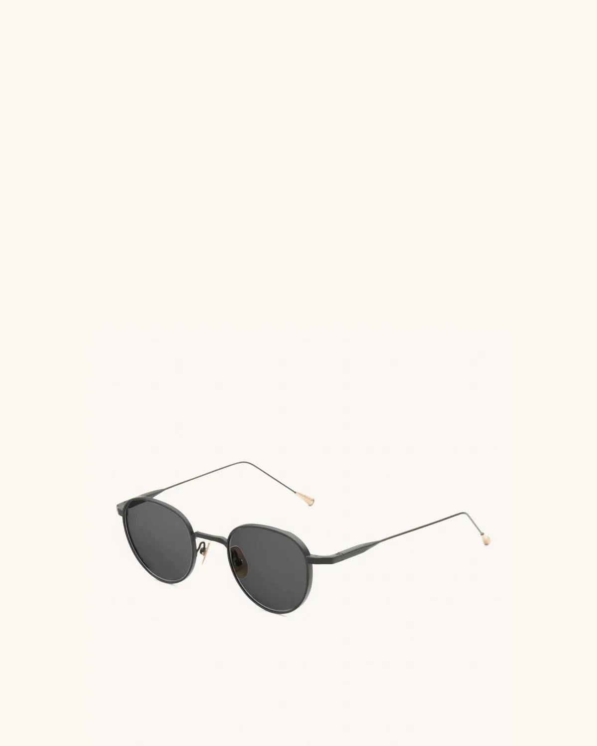 Café Racer - BLACK/GREY-Round Frame Sunglasses-LUNETTERIE GÉNÉRALE- Pointure.AE