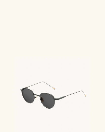 Café Racer - BLACK/GREY-Round Frame Sunglasses-LUNETTERIE GÉNÉRALE- Pointure.AE
