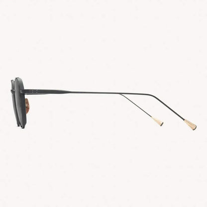 Café Racer - BLACK/GREY-Round Frame Sunglasses-LUNETTERIE GÉNÉRALE- Pointure.AE