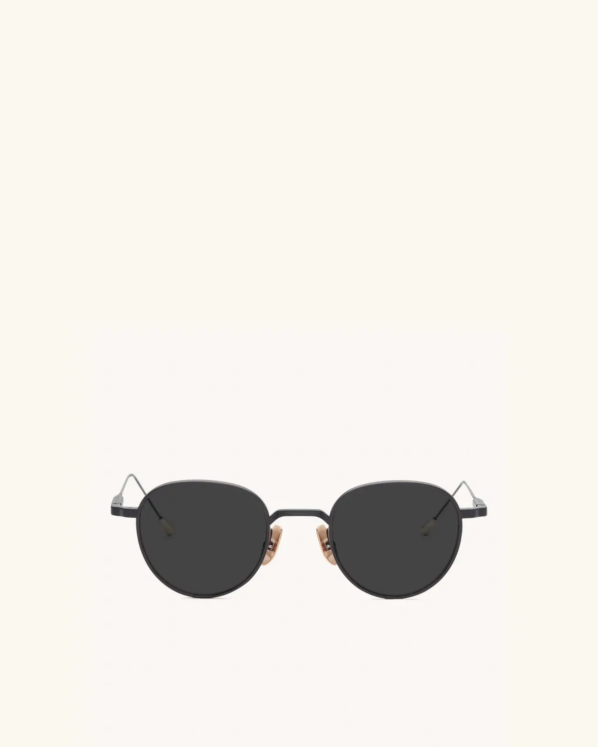 Café Racer - BLACK/GREY-Round Frame Sunglasses-LUNETTERIE GÉNÉRALE- Pointure.AE
