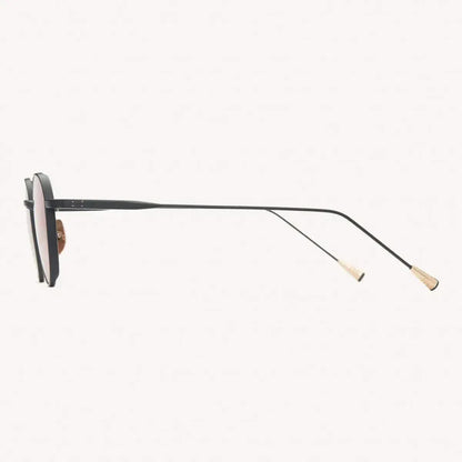 Café Racer - BLACK/ROSE-Round Frame Sunglasses-LUNETTERIE GÉNÉRALE- Pointure.AE
