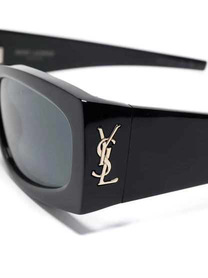 CASSANDRE-LOGO SUNGLASSES-Rectangular Frame Sunglasses-SAINT LAURENT EYEWEAR- Pointure.AE