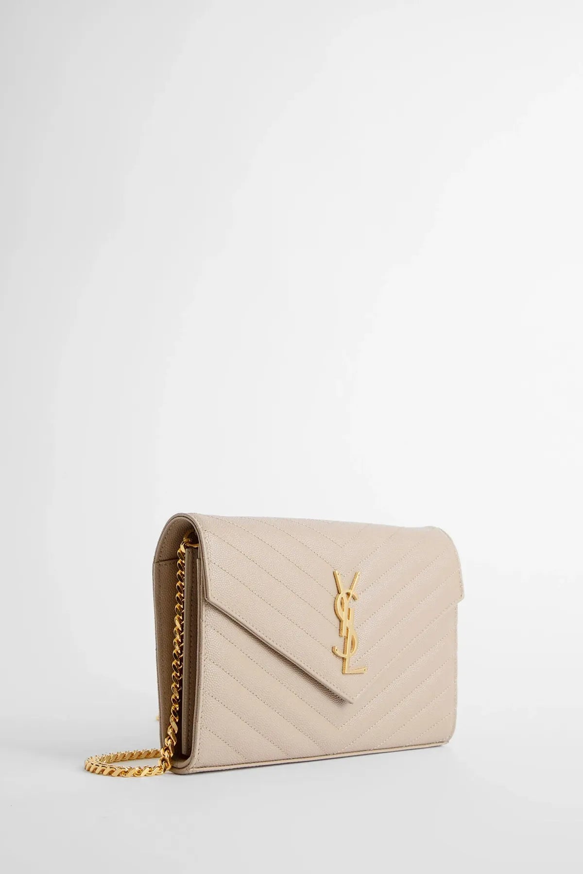 CASSANDRE MATELASSE CHAIN WALLET-Cross-Body Bags-SAINT LAURENT- Pointure.AE