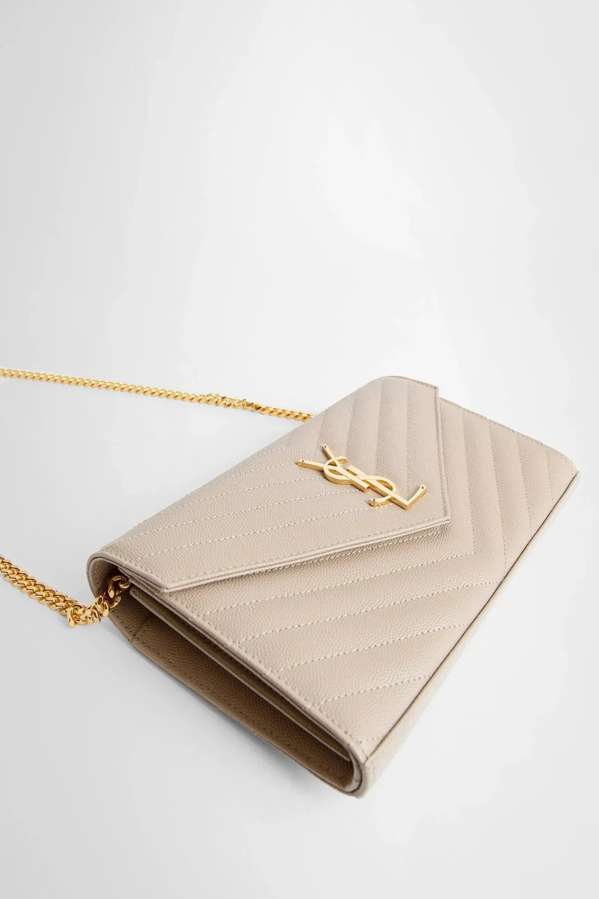 CASSANDRE MATELASSE CHAIN WALLET-Cross-Body Bags-SAINT LAURENT- Pointure.AE