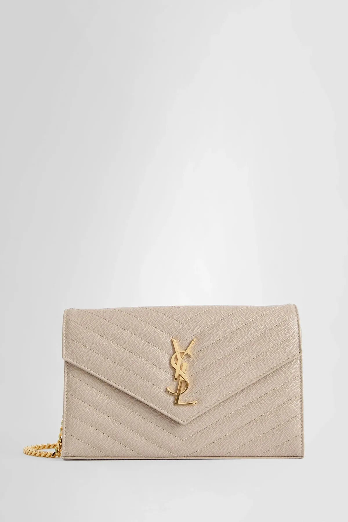 CASSANDRE MATELASSE CHAIN WALLET-Cross-Body Bags-SAINT LAURENT- Pointure.AE