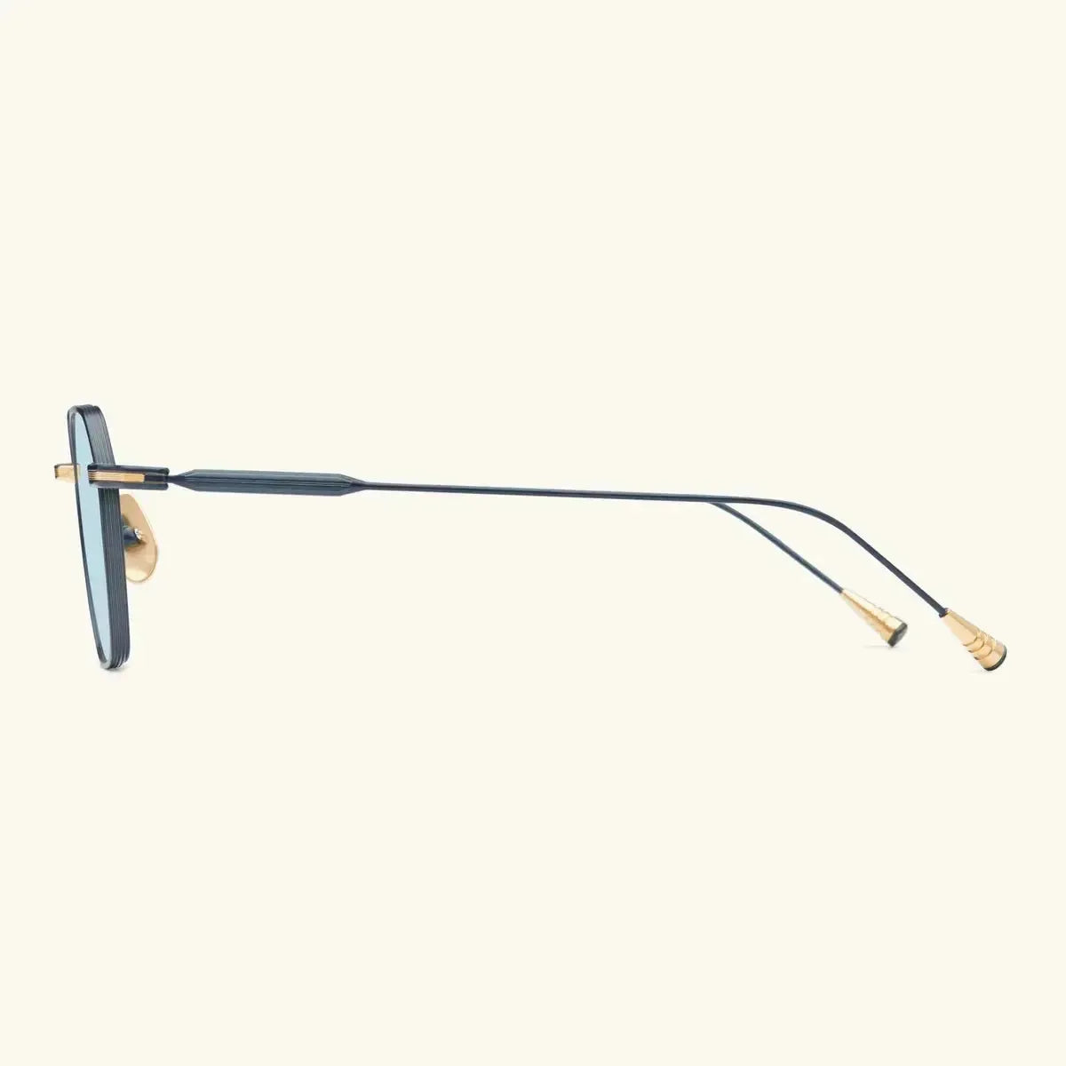 Cavalier Seul - 18K GOLD & BLUE/SOLID BLUE-D-Frame Sunglasses-LUNETTERIE GÉNÉRALE- Pointure.AE