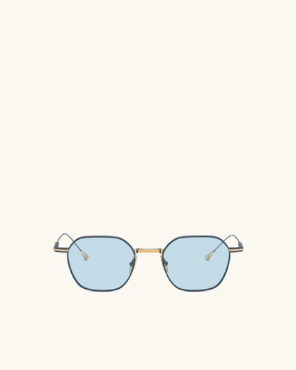 Cavalier Seul - 18K GOLD & BLUE/SOLID BLUE-D-Frame Sunglasses-LUNETTERIE GÉNÉRALE- Pointure.AE
