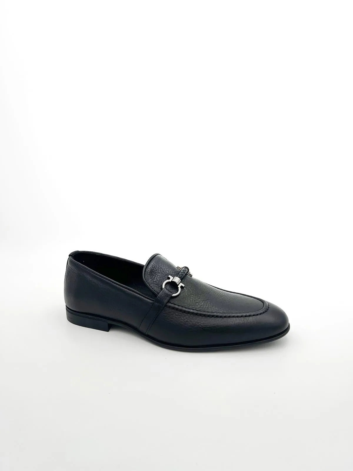 CLASSIC LOAFER IN BLACK LEATHER-Men Loafer-BELTRAMI OSVALDO- Pointure.AE