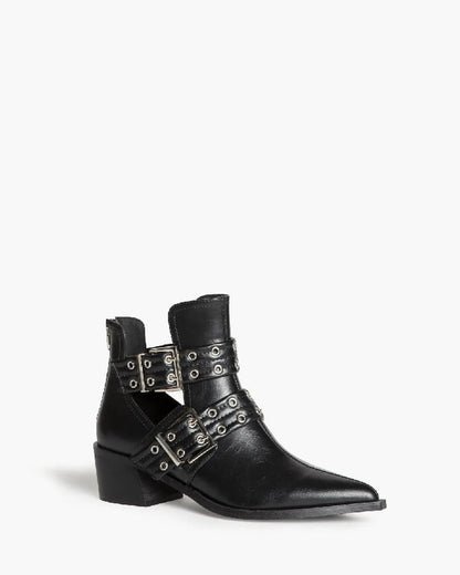 COUNTRY STYLE BOOT IN BLACK-Texas boots-CORINA- Pointure.AE