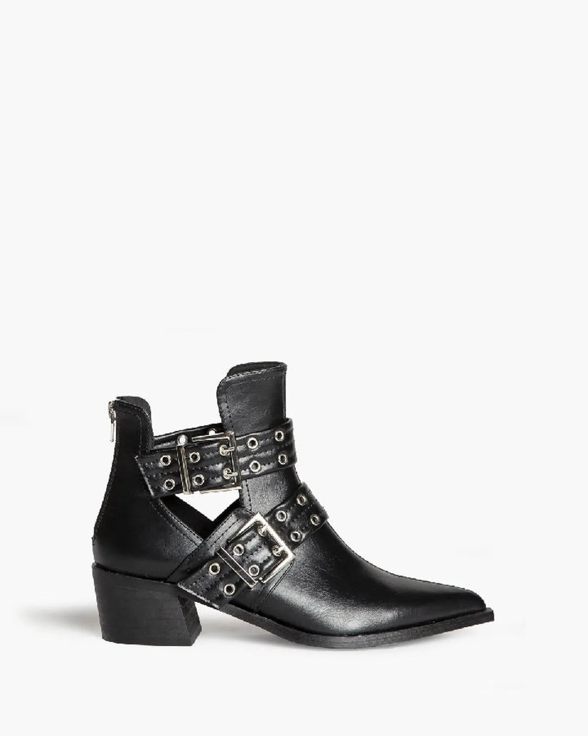 COUNTRY STYLE BOOT IN BLACK-Texas boots-CORINA- Pointure.AE